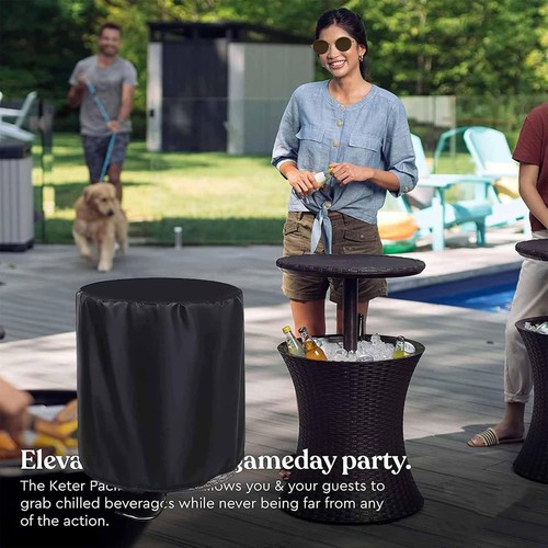 Pool cooler table cover - table, patio